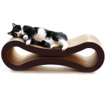 Cat Scratching Lounge with Curved Contour